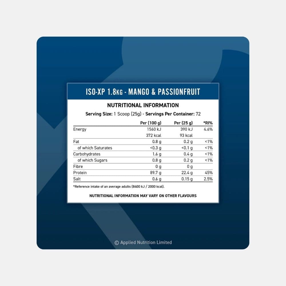 Applied Nutrition ISO-XP Whey Protein Isolate - 1.8 kg 7
