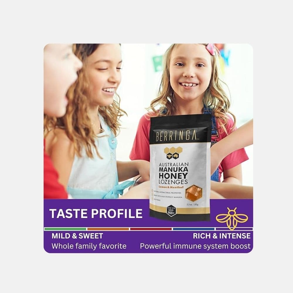 Berringa Manuka Honey Lozenges - Natural Flavor (50g) 3