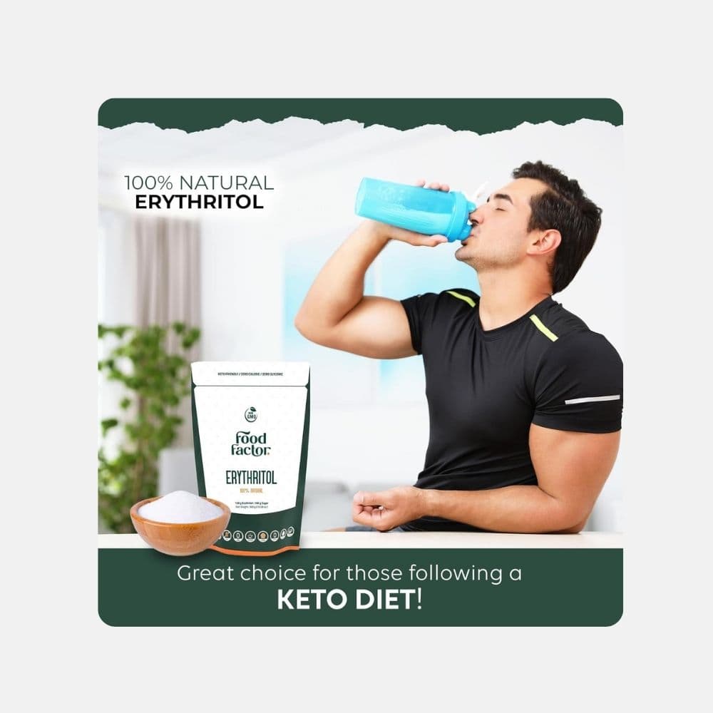 Food Factor Erythritol Granulated Sweetener - 300g 3