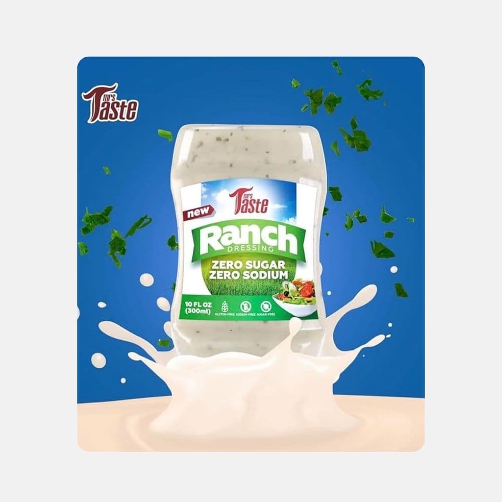 Mrs Taste Zero Sugar Ranch Dressing 300ml 4