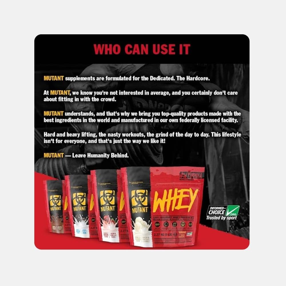 Mutant Whey Protein Powder - Triple Chocolate 2.27 kg 3