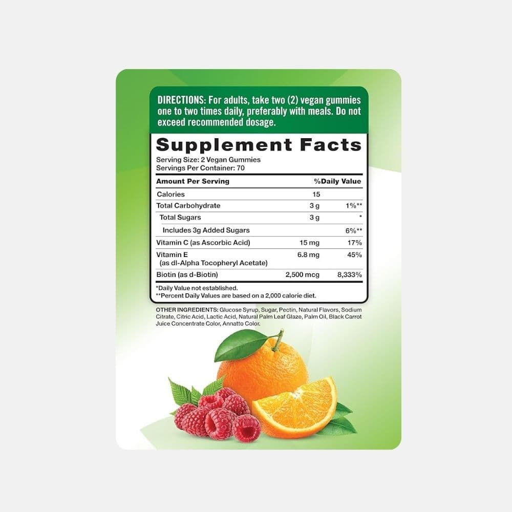 Nature’s Truth Vegan Hair Skin & Nails Gummies - 80 Count 6