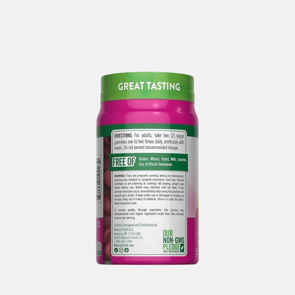 Nature’s Truth Vegan Hair Skin & Nails Gummies - 80 Count 3