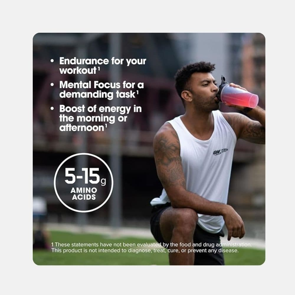 ON Amino Energy Powder with Caffeine and Electrolytes - 270g 5
