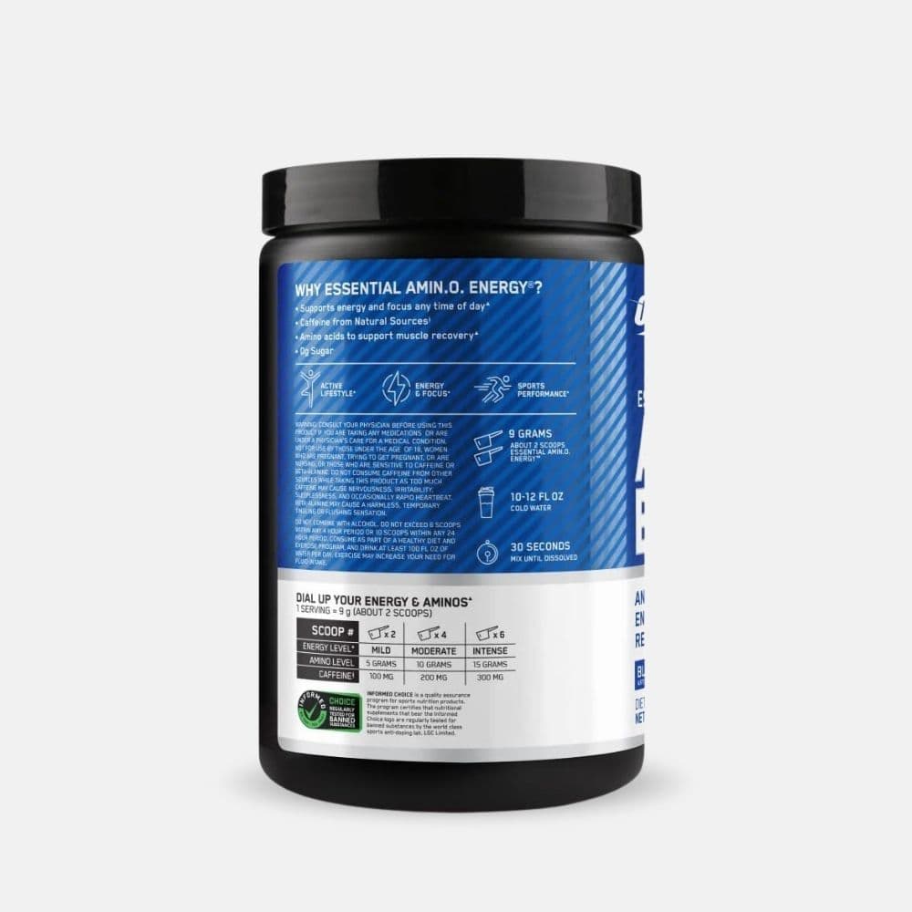 ON Amino Energy Powder with Caffeine and Electrolytes - 270g 3