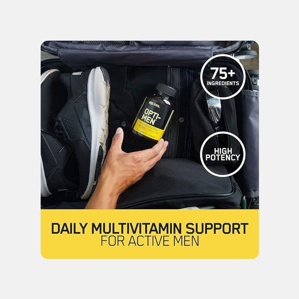 Optimum Nutrition Opti-Men Multivitamin - 90/150 Tablets for Men 3