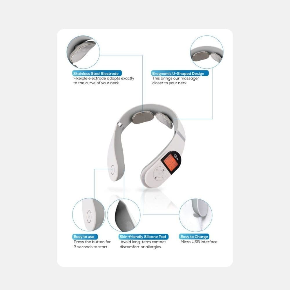 QUTEK MagiCure Rechargeable Neck Massager 5