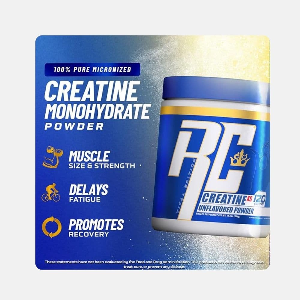 Ronnie Coleman Creatine XS Powder - 300g Unflavored 4