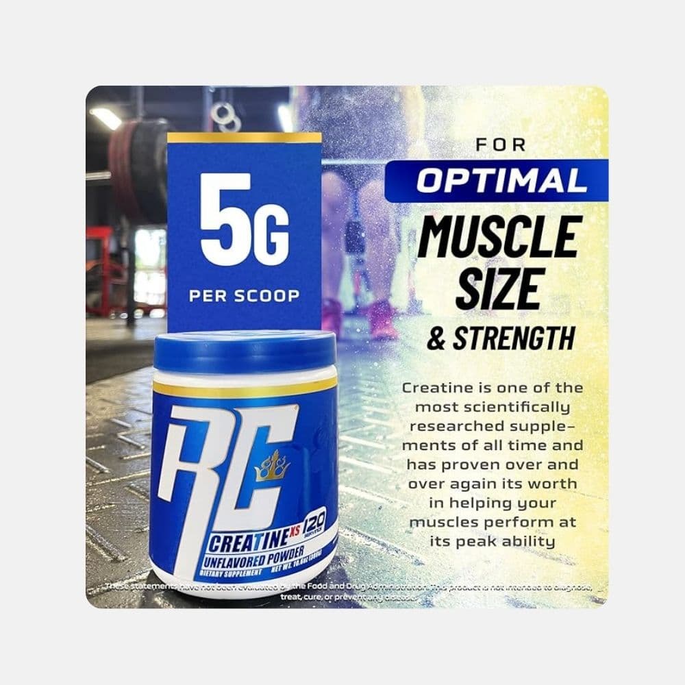 Ronnie Coleman Creatine XS Powder - 300g Unflavored 5