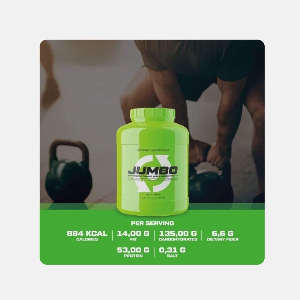 Scitec Nutrition Jumbo Mass Gainer Powder - 3.52kg 5