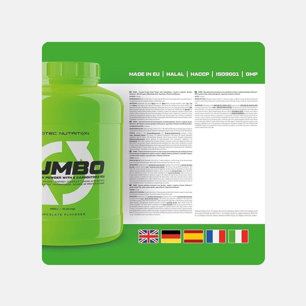 Scitec Nutrition Jumbo Mass Gainer Powder - 3.52kg 4