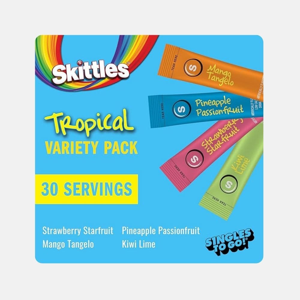 SKITTLES Singles To Go Tropical Drink Mix - 40 Sticks 2
