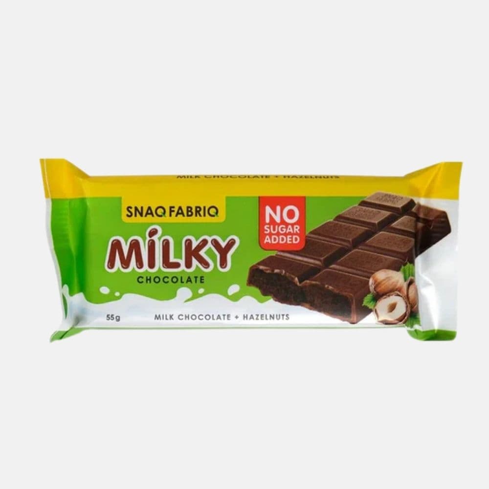 Snaq Fabriq Milky Chocolate Nut Bars - 55g 5