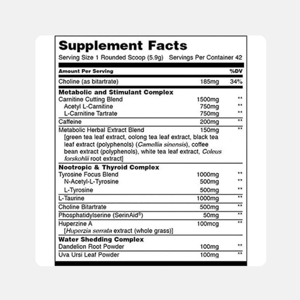 Animal Cuts Powder Watermelon - 235g Fitness Supplement 2