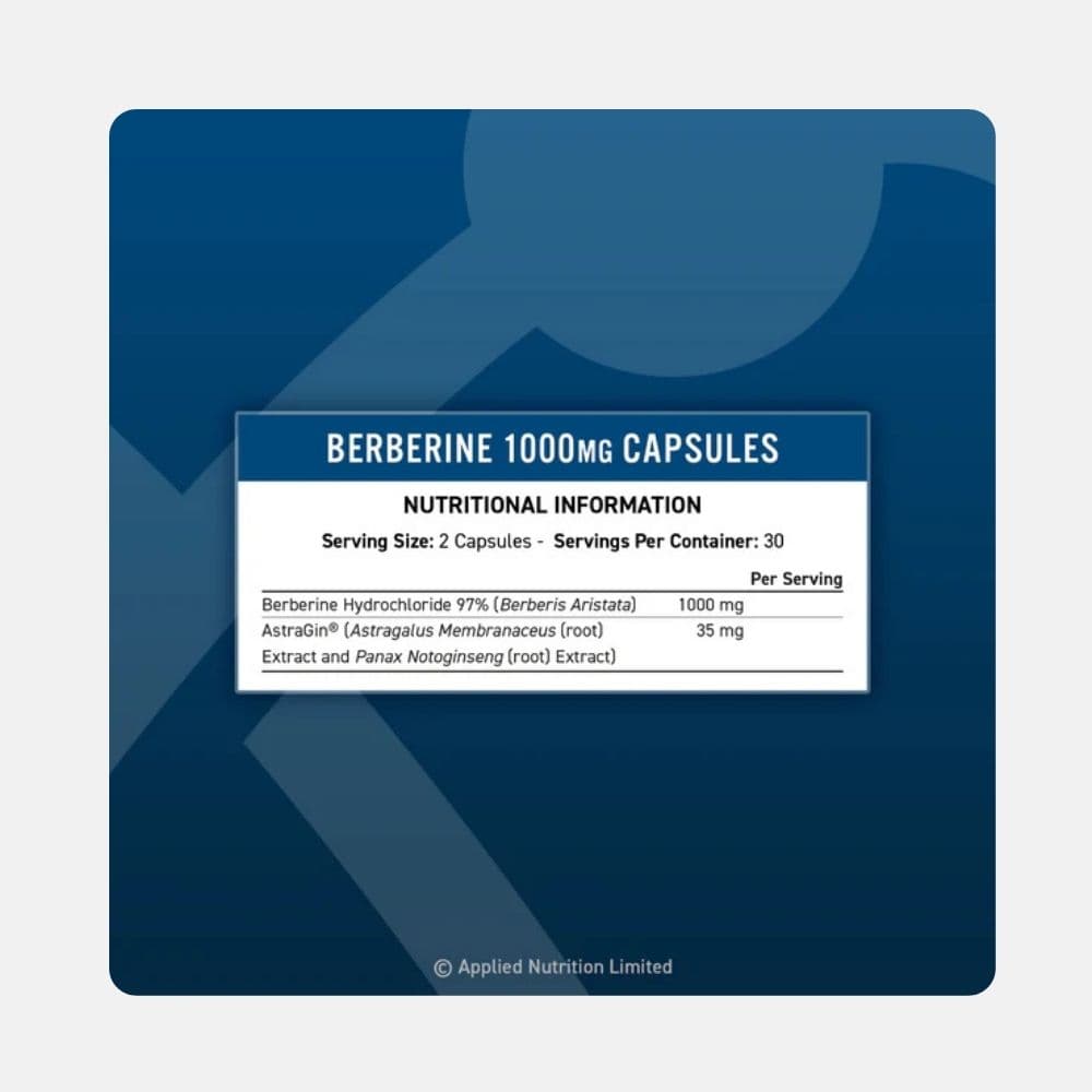 Applied Nutrition Berberine 1000 mg with AstraGin® - Daily Wellness Support 2
