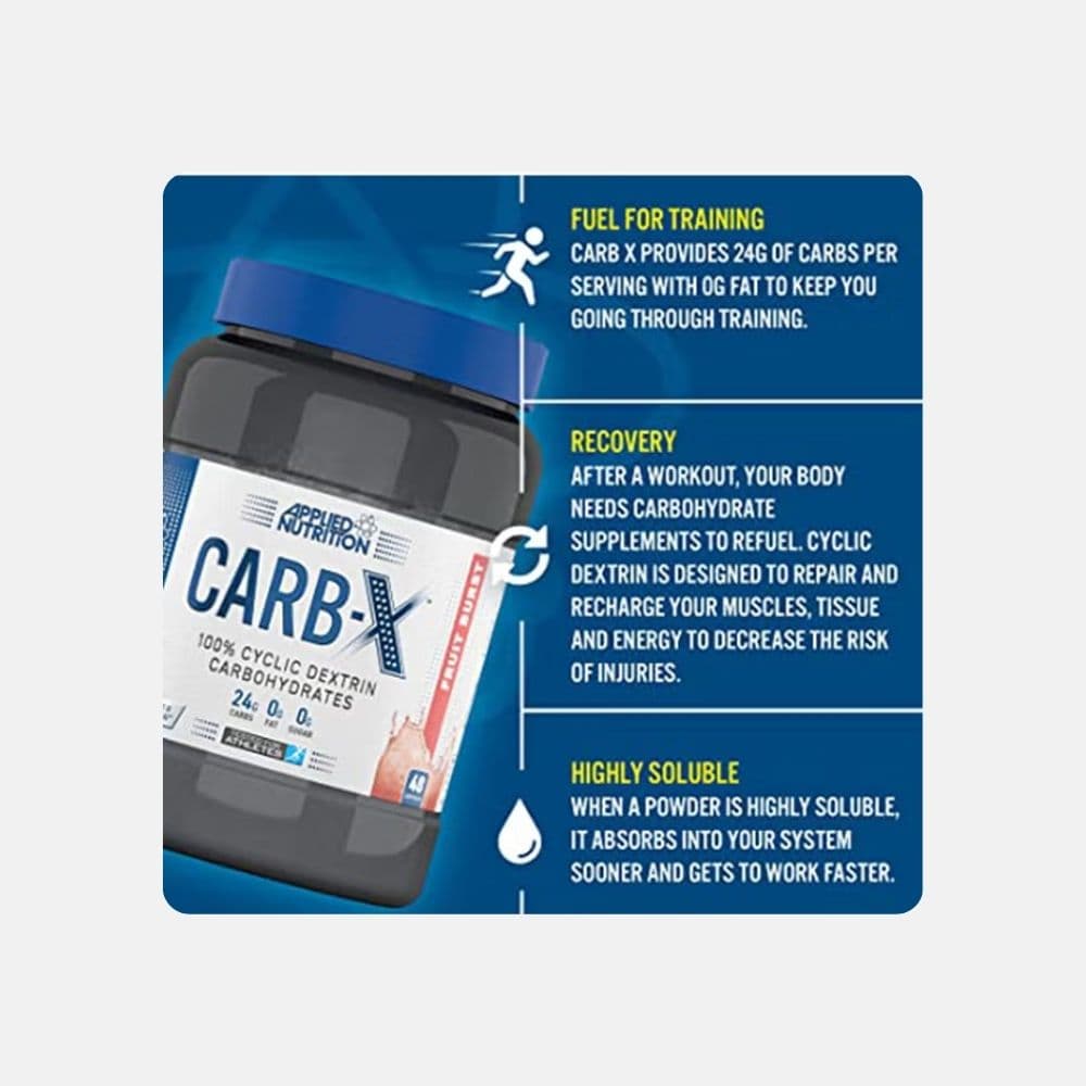 Applied Nutrition Carb-X Soluble Carbohydrate Powder, 1.2 kg 4