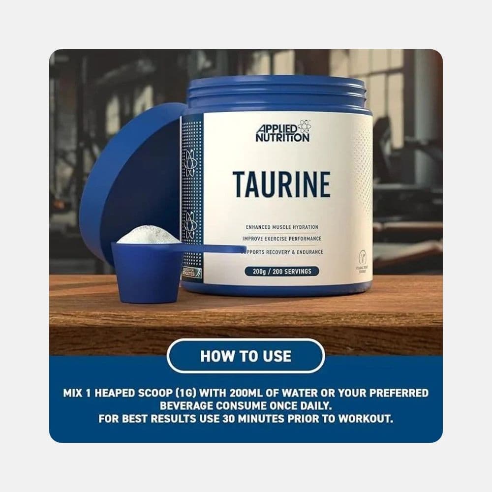 Applied Nutrition Taurine Powder - Vegan Friendly (200g) 3