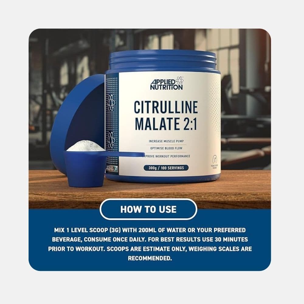 Applied Nutrition Citrulline Malate Powder 300g - Unflavored 3
