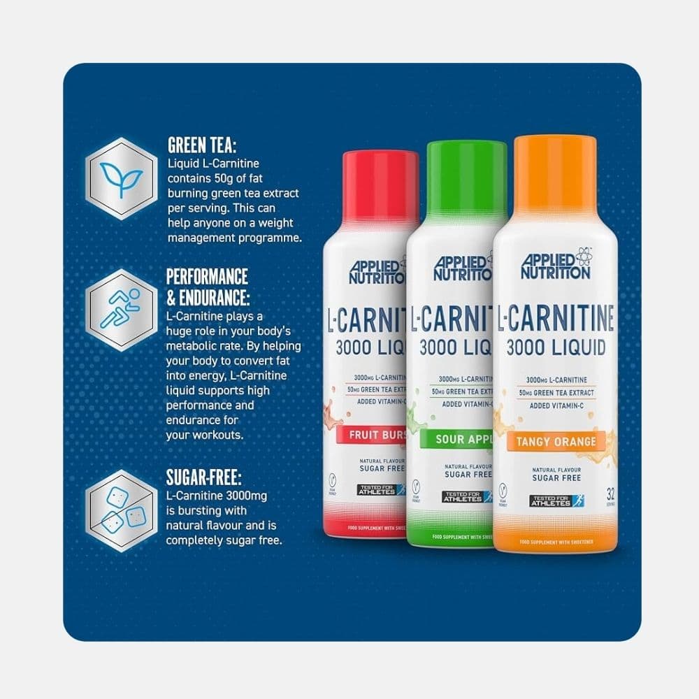 Applied Nutrition L-Carnitine 3000 Liquid Supplement - 32 Servings 3