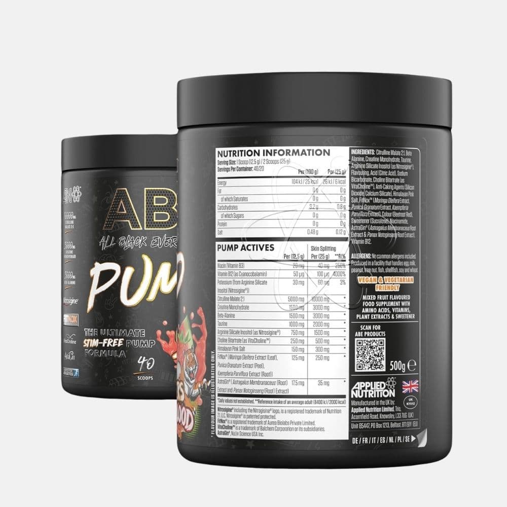 Applied Nutrition ABE Pump Powder - Caffeine-Free Pre-Workout Supplement 2