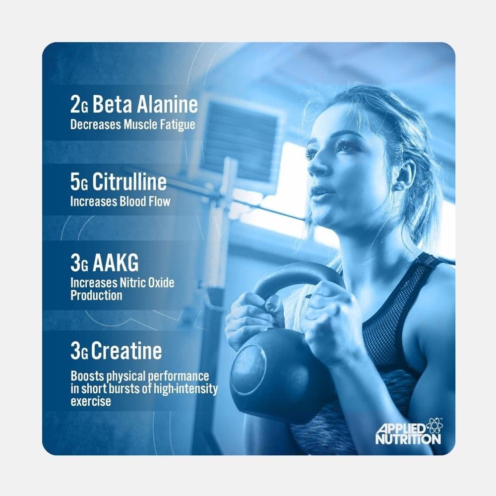 Applied Nutrition Pump Zero Stimulant-Free Pre-Workout 375g 3