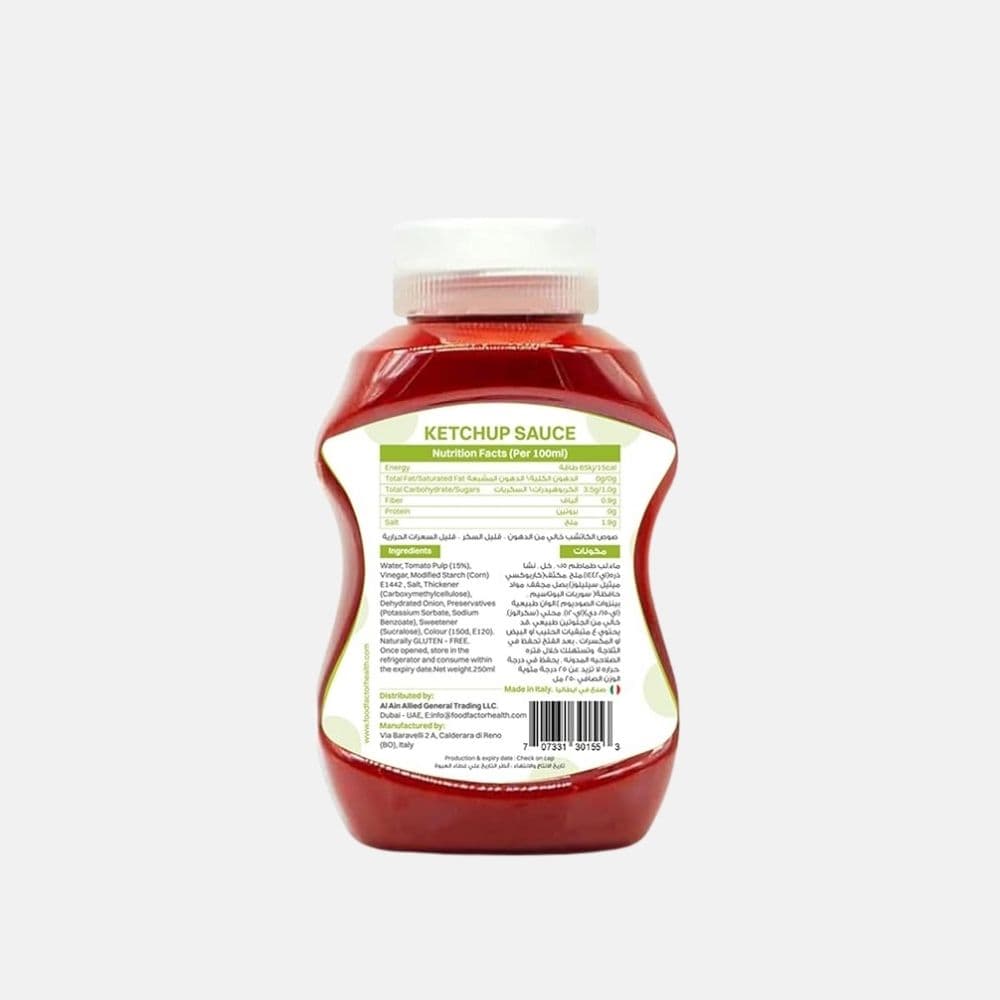 Food Factor Low-Calorie Ketchup Sauce 250g 2
