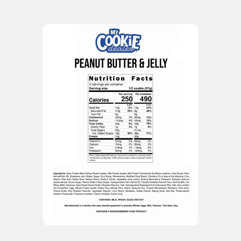 Peanut Butter & Jelly Protein Cookie - Soft-Baked Snack (113g) 3