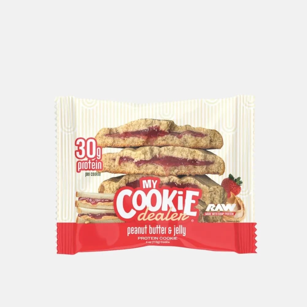 Peanut Butter & Jelly Protein Cookie - Soft-Baked Snack (113g)