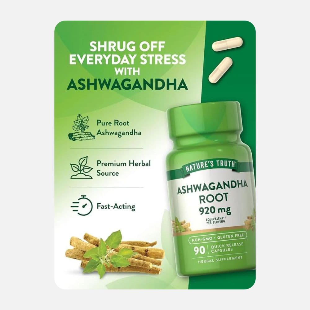 Ashwagandha Root Extract 920 mg - 90 Capsules 3