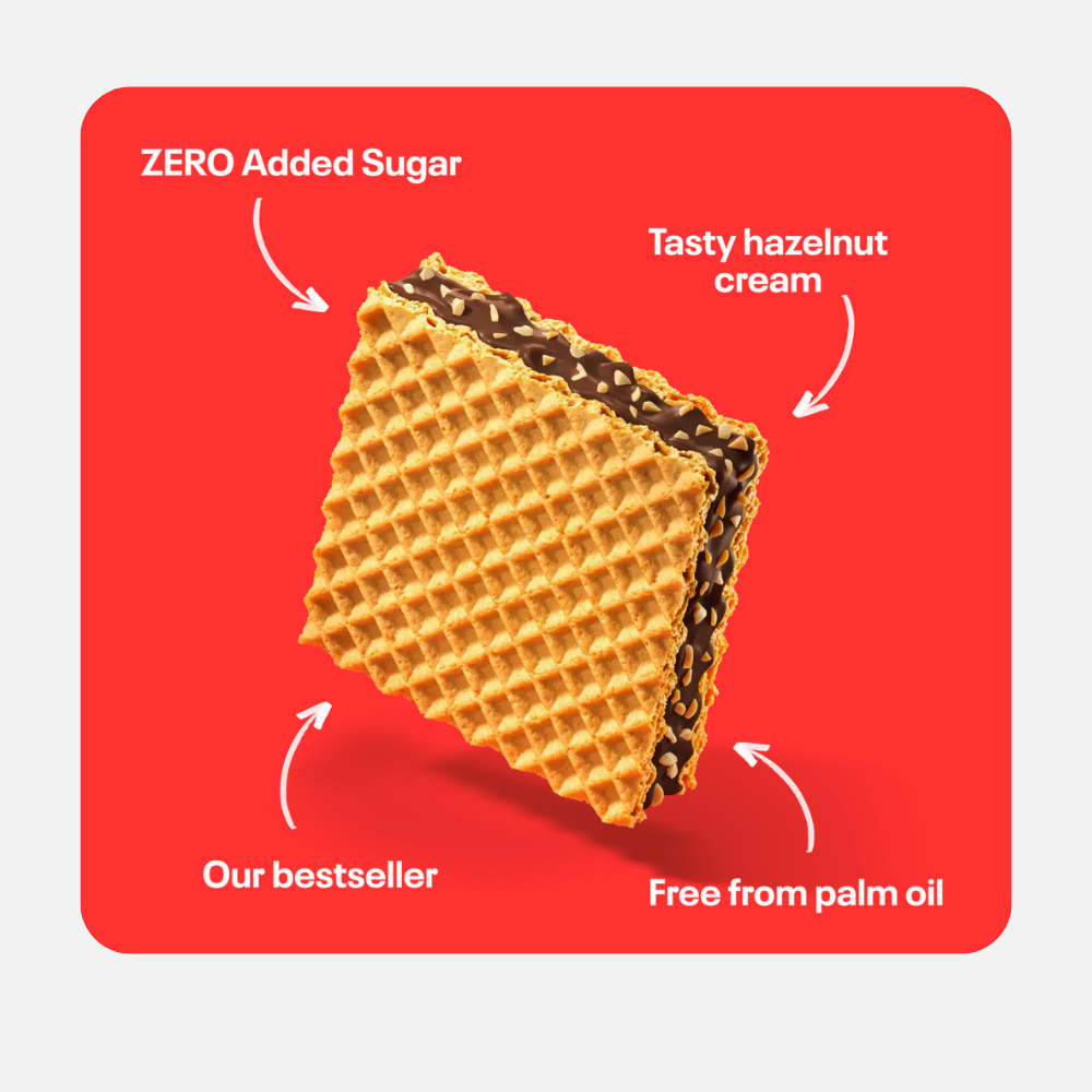 Neoh Hazelnut Crunch Waffle Bites - 21g 2