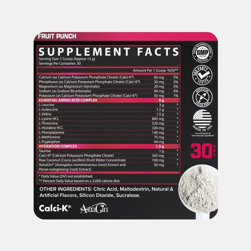 Nutrex EAA+ Hydration Powder - Essential Amino Acids & Electrolytes 4