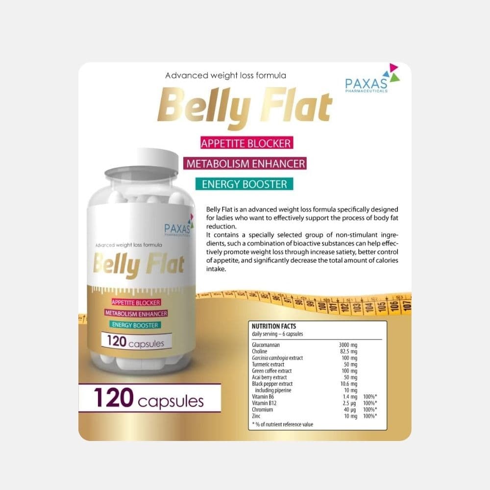 Paxas Belly Flat Capsules - 120 Count 5