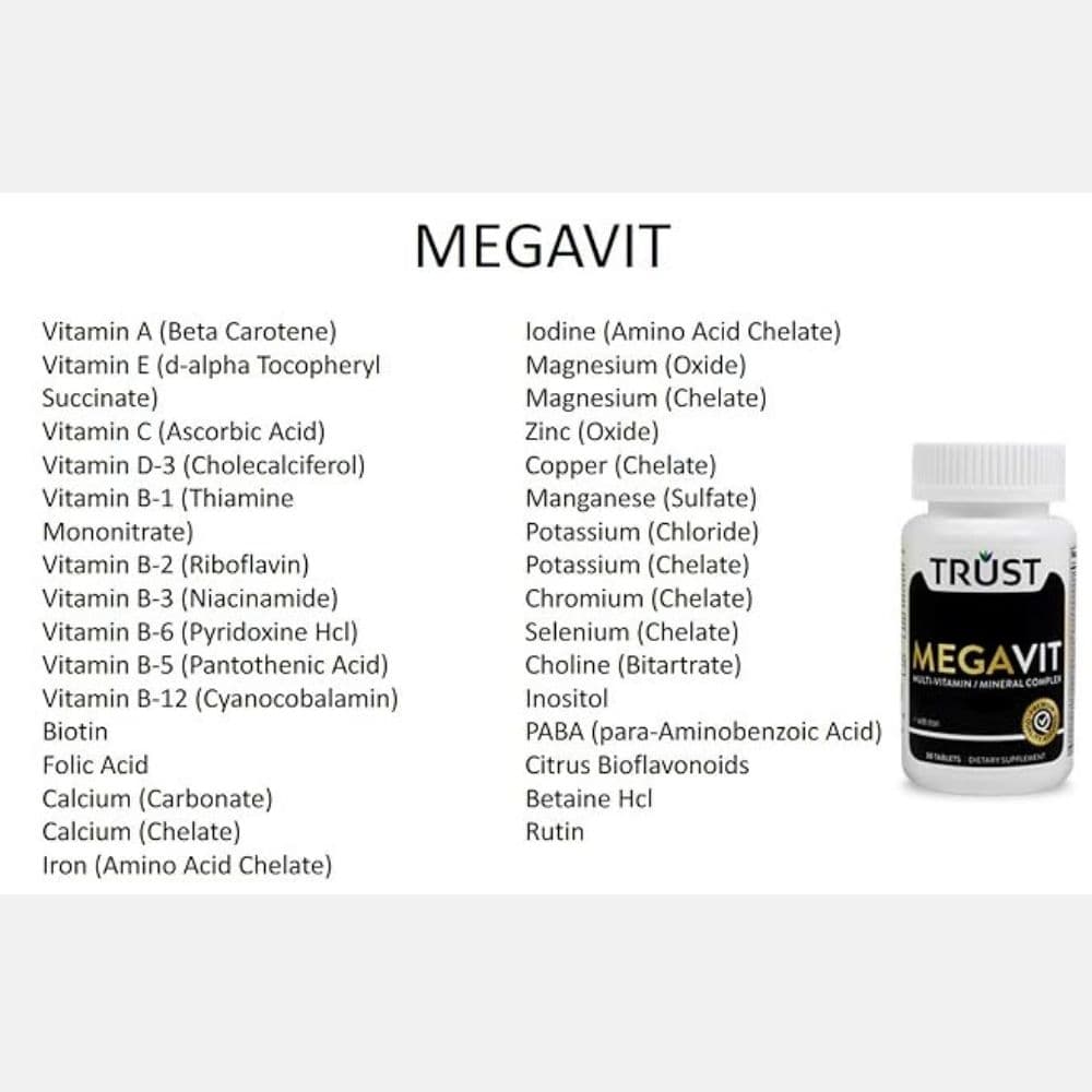 Trust Megavit Daily Multivitamin Tablets - 30 Count 3