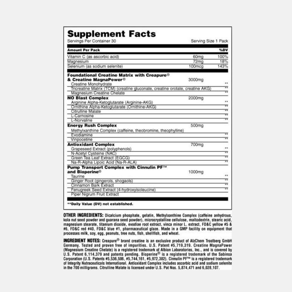 Animal Pump Pre-Workout Packs - 30 Servings 4