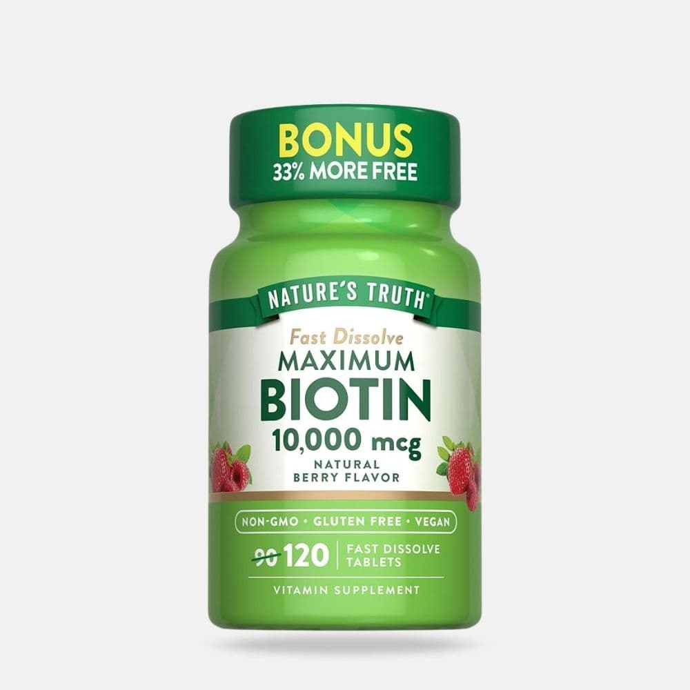Nature’s Truth Biotin 10,000 mcg for Healthy Hair