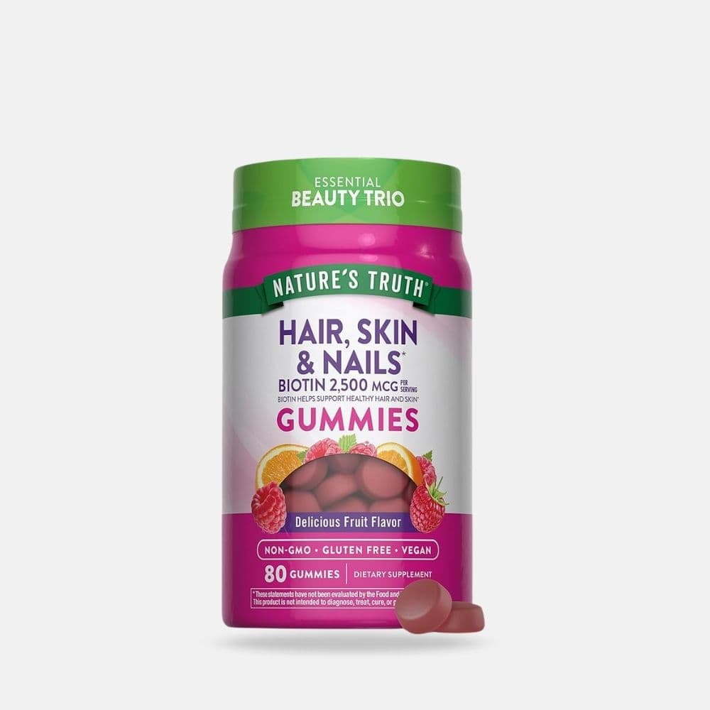 Nature’s Truth Vegan Hair Skin & Nails Gummies - 80 Count