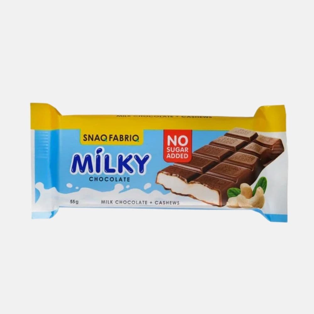 Snaq Fabriq Milky Chocolate Nut Bars - 55g